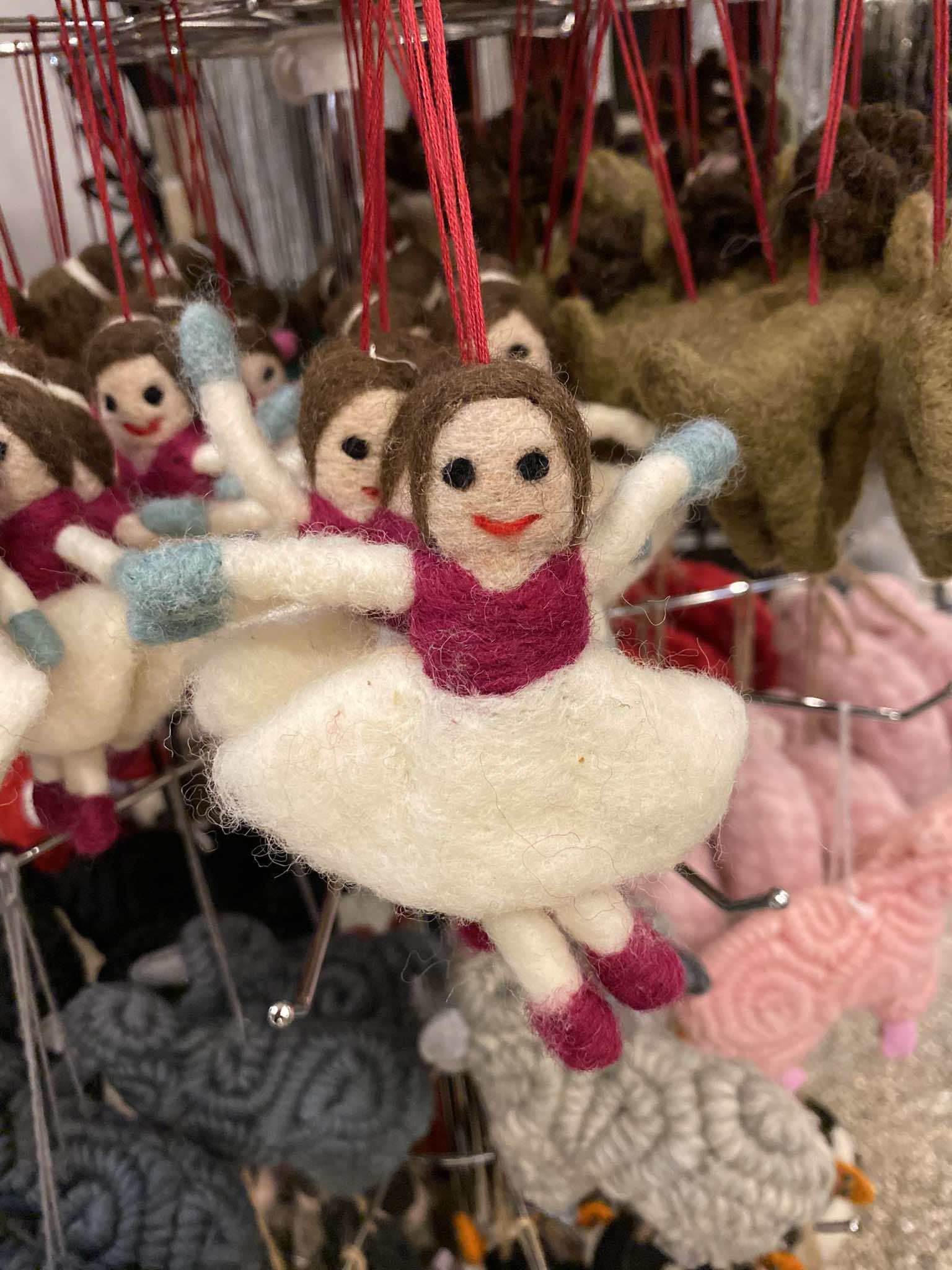 Felted Wool Ornaments Felted Wool Ornaments